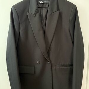 Zara Men's Black Blazer
